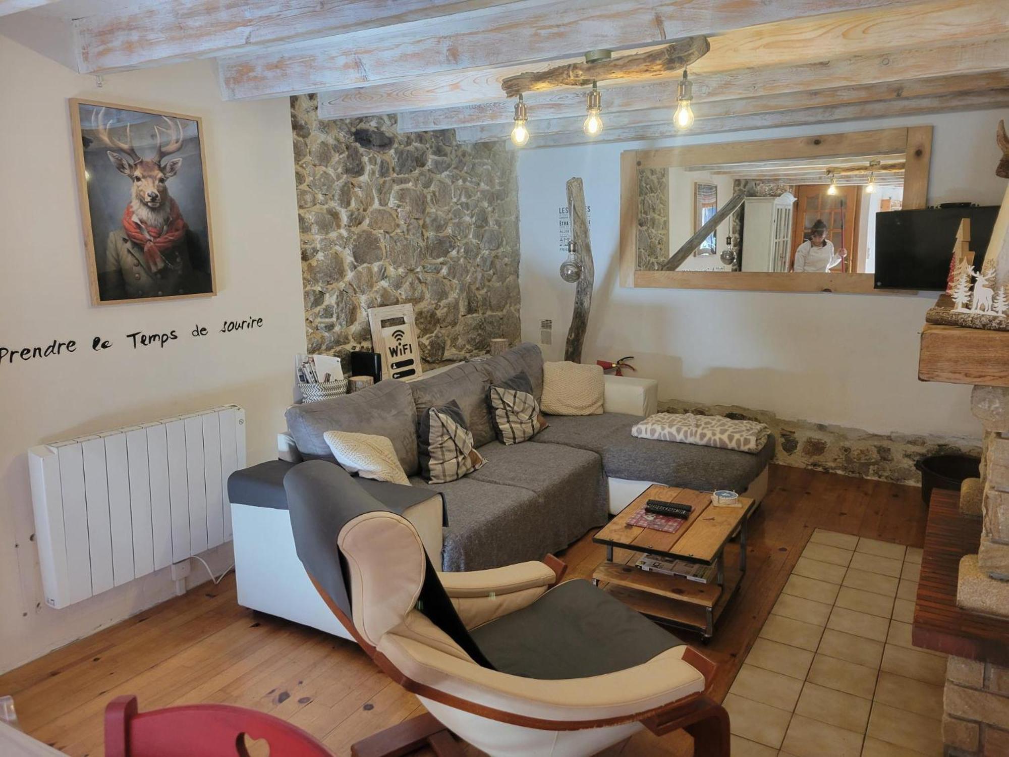 Paisible Maison Dans Les Pyrenees Fontpedrouse Bagian luar foto